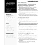 Free Resume Builder Example (Aninexus)