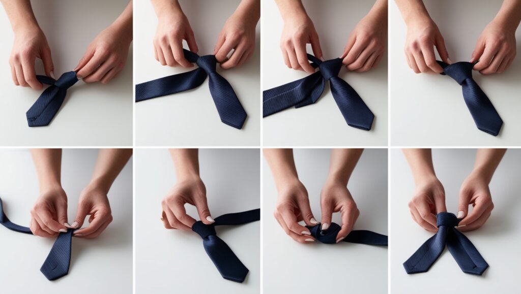 How to tie a tie [Aninexus] The Simple Knot (Oriental Knot)